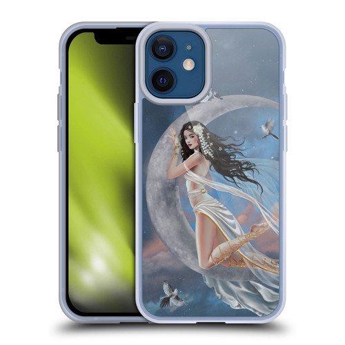 Nene Thomas Art Moon Lullaby Soft Gel Case for Apple iPhone 12 Mini