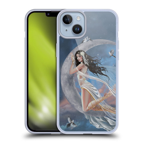 Nene Thomas Art Moon Lullaby Soft Gel Case for Apple iPhone 14 Plus