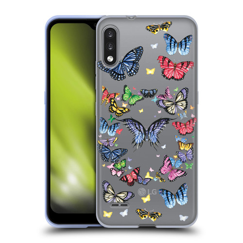 Nene Thomas Art Butterfly Pattern Soft Gel Case for LG K22