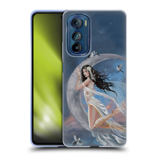 Nene Thomas Art Moon Lullaby Soft Gel Case for Motorola Edge 30