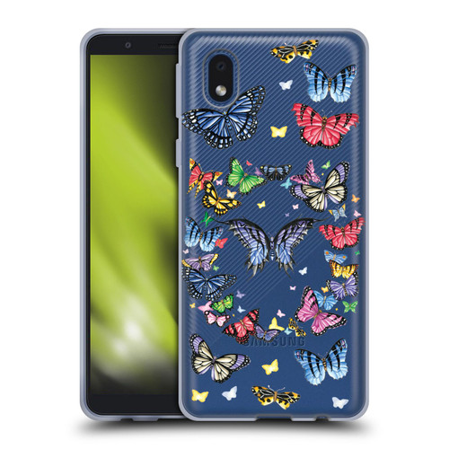 Nene Thomas Art Butterfly Pattern Soft Gel Case for Samsung Galaxy A01 Core (2020)