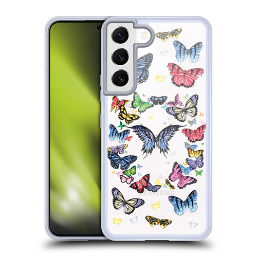 Nene Thomas Art Butterfly Pattern Soft Gel Case for Samsung Galaxy S22 5G