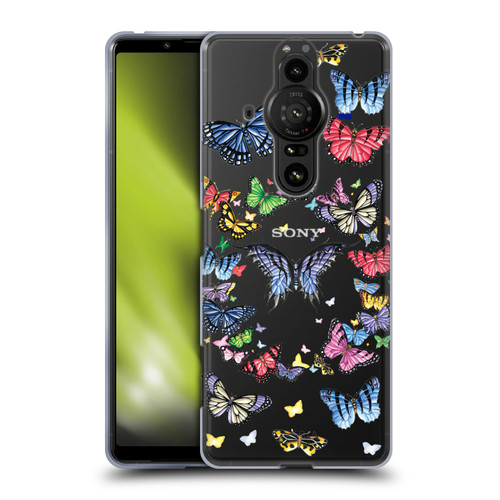 Nene Thomas Art Butterfly Pattern Soft Gel Case for Sony Xperia Pro-I