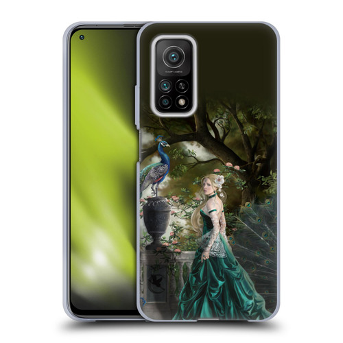 Nene Thomas Art Peacock & Princess In Emerald Soft Gel Case for Xiaomi Mi 10T 5G