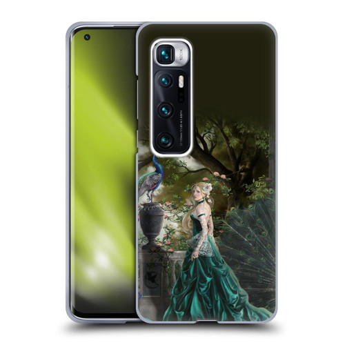 Nene Thomas Art Peacock & Princess In Emerald Soft Gel Case for Xiaomi Mi 10 Ultra 5G