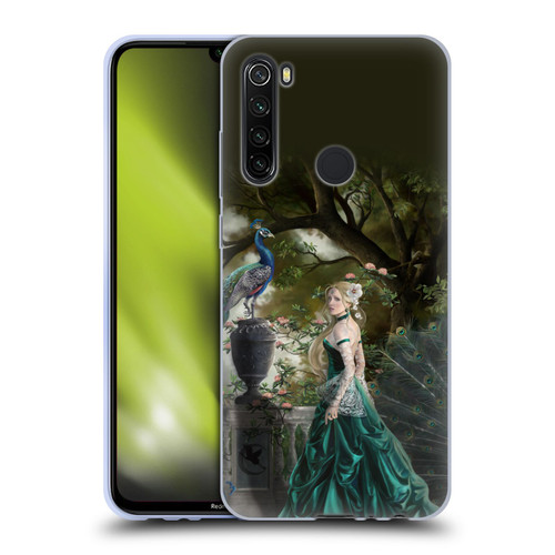 Nene Thomas Art Peacock & Princess In Emerald Soft Gel Case for Xiaomi Redmi Note 8T