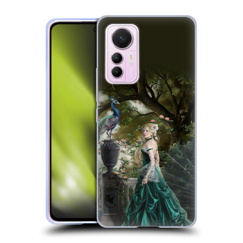 Nene Thomas Art Peacock & Princess In Emerald Soft Gel Case for Xiaomi 12 Lite