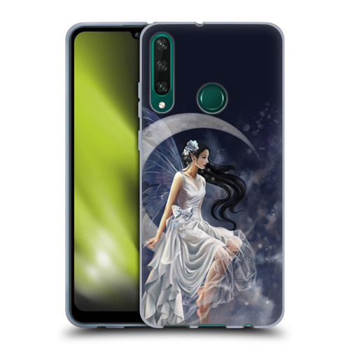 Nene Thomas Crescents Winter Frost Fairy On Moon Soft Gel Case for Huawei Y6p