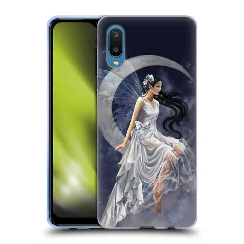 Nene Thomas Crescents Winter Frost Fairy On Moon Soft Gel Case for Samsung Galaxy A02/M02 (2021)
