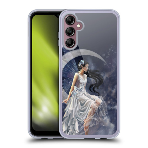 Nene Thomas Crescents Winter Frost Fairy On Moon Soft Gel Case for Samsung Galaxy A14 5G
