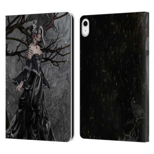 Nene Thomas Deep Forest Queen Gothic Fairy With Dragon Leather Book Wallet Case Cover For Apple iPad 10.9 (2022)
