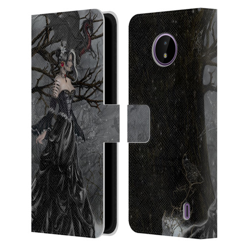 Nene Thomas Deep Forest Queen Gothic Fairy With Dragon Leather Book Wallet Case Cover For Nokia C10 / C20