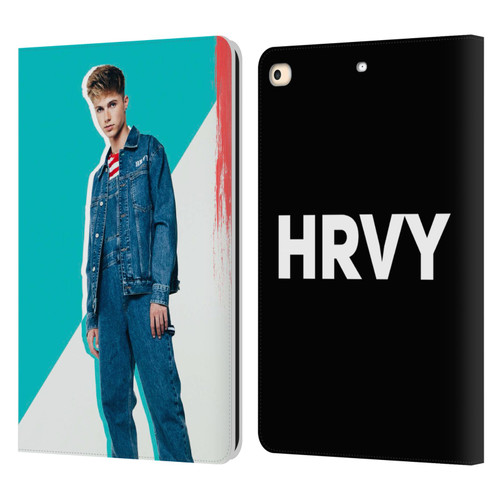 HRVY Graphics Calendar 8 Leather Book Wallet Case Cover For Apple iPad 9.7 2017 / iPad 9.7 2018