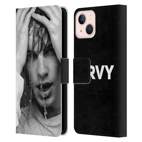 HRVY Graphics Calendar 11 Leather Book Wallet Case Cover For Apple iPhone 13
