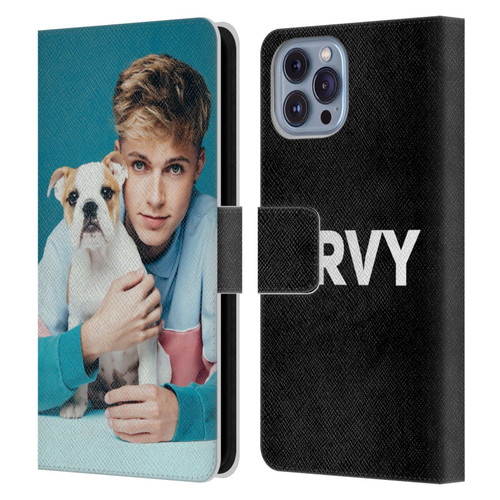 HRVY Graphics Calendar 10 Leather Book Wallet Case Cover For Apple iPhone 14