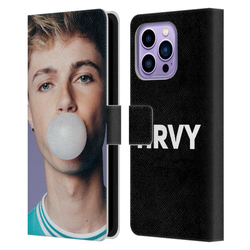 HRVY Graphics Calendar 2 Leather Book Wallet Case Cover For Apple iPhone 14 Pro Max