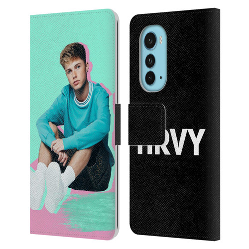 HRVY Graphics Calendar Leather Book Wallet Case Cover For Motorola Edge (2022)