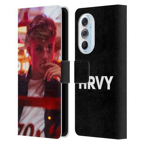 HRVY Graphics Calendar 6 Leather Book Wallet Case Cover For Motorola Edge X30