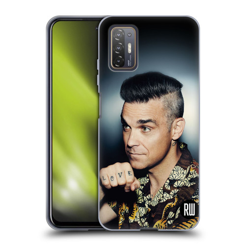 Robbie Williams Calendar Love Tattoo Soft Gel Case for HTC Desire 21 Pro 5G