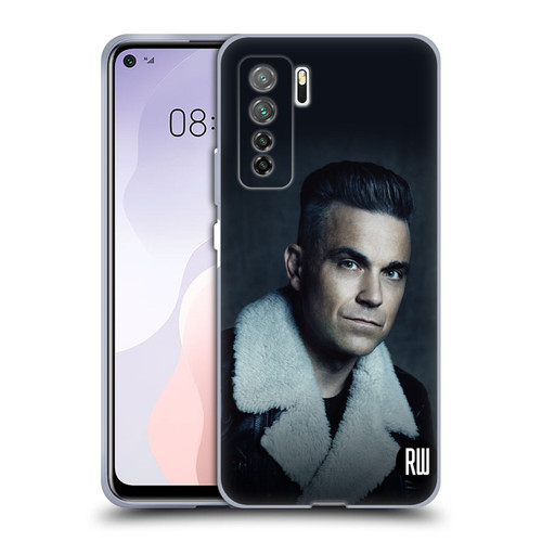 Robbie Williams Calendar Leather Jacket Soft Gel Case for Huawei Nova 7 SE/P40 Lite 5G