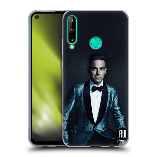 Robbie Williams Calendar Dark Background Soft Gel Case for Huawei P40 lite E