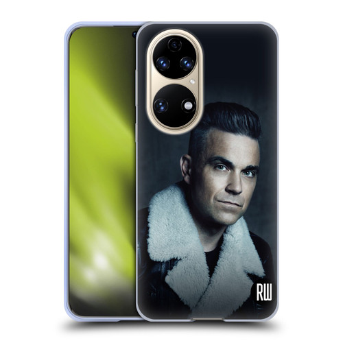 Robbie Williams Calendar Leather Jacket Soft Gel Case for Huawei P50