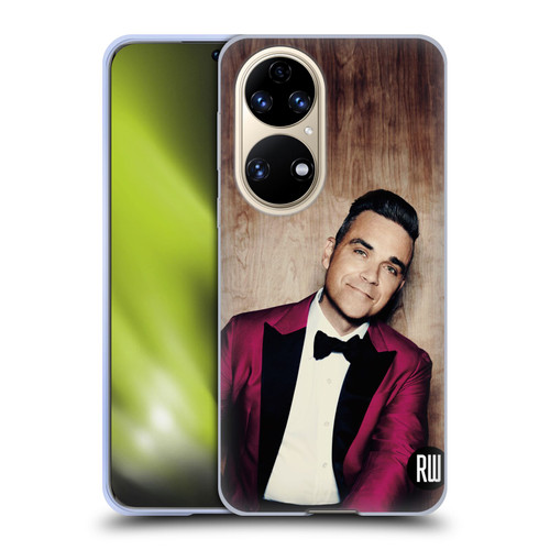 Robbie Williams Calendar Magenta Tux Soft Gel Case for Huawei P50