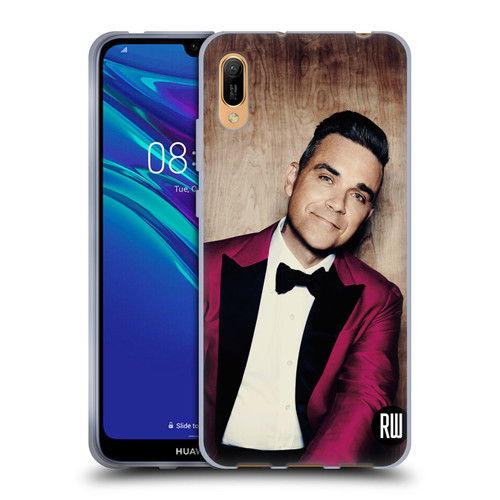 Robbie Williams Calendar Magenta Tux Soft Gel Case for Huawei Y6 Pro (2019)