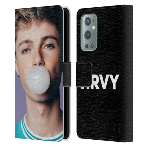 HRVY Graphics Calendar 2 Leather Book Wallet Case Cover For OnePlus 9