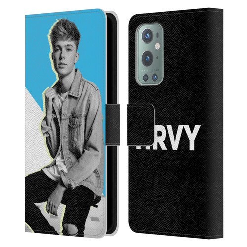 HRVY Graphics Calendar 3 Leather Book Wallet Case Cover For OnePlus 9