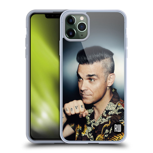 Robbie Williams Calendar Love Tattoo Soft Gel Case for Apple iPhone 11 Pro Max