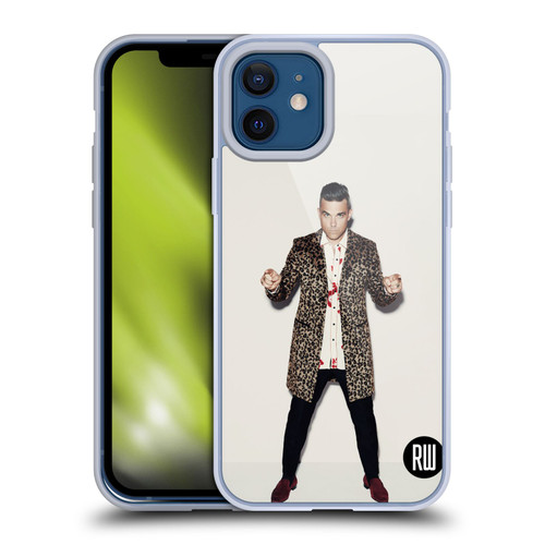 Robbie Williams Calendar Animal Print Coat Soft Gel Case for Apple iPhone 12 / iPhone 12 Pro