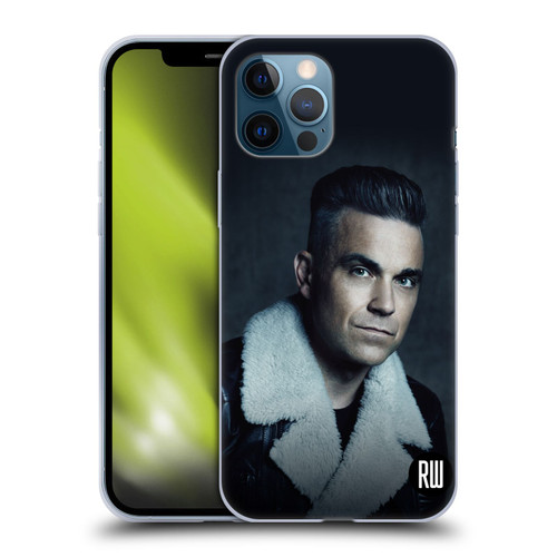 Robbie Williams Calendar Leather Jacket Soft Gel Case for Apple iPhone 12 Pro Max