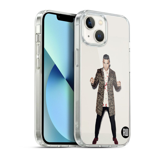 Robbie Williams Calendar Animal Print Coat Soft Gel Case for Apple iPhone 13