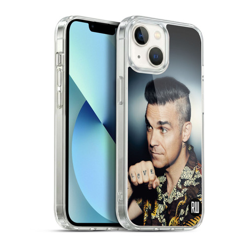 Robbie Williams Calendar Love Tattoo Soft Gel Case for Apple iPhone 13