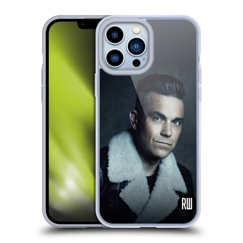 Robbie Williams Calendar Leather Jacket Soft Gel Case for Apple iPhone 13 Pro Max