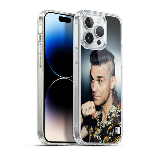 Robbie Williams Calendar Love Tattoo Soft Gel Case for Apple iPhone 13 Pro Max & MagSafe
