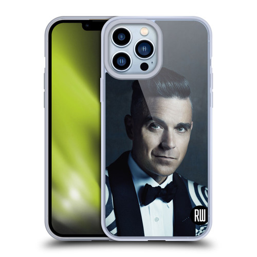 Robbie Williams Calendar Printed Tux Soft Gel Case for Apple iPhone 13 Pro Max