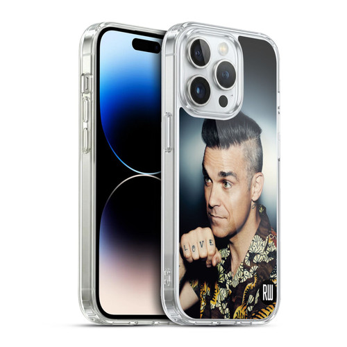 Robbie Williams Calendar Love Tattoo Soft Gel Case for Apple iPhone 13 Pro & MagSafe
