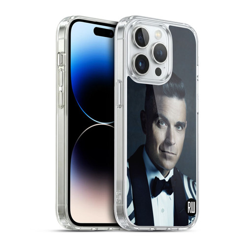 Robbie Williams Calendar Printed Tux Soft Gel Case for Apple iPhone 13 Pro & MagSafe