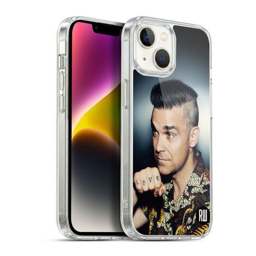 Robbie Williams Calendar Love Tattoo Soft Gel Case for Apple iPhone 14