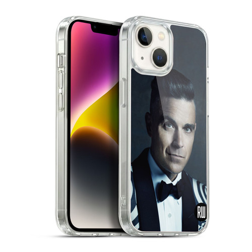 Robbie Williams Calendar Printed Tux Soft Gel Case for Apple iPhone 14