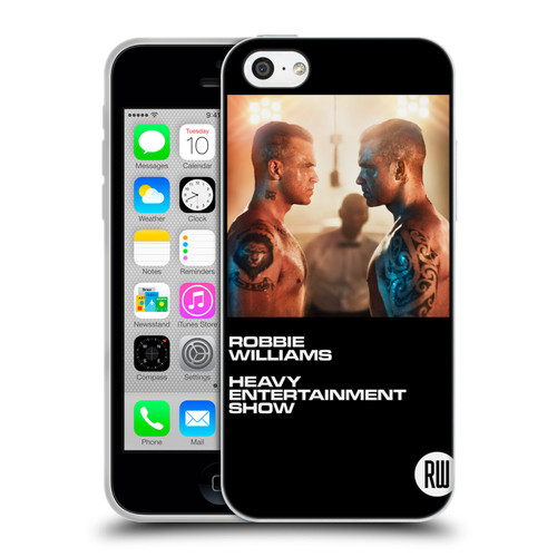 Robbie Williams Calendar The Heavy Entertainment Show Soft Gel Case for Apple iPhone 5c