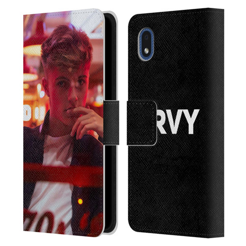 HRVY Graphics Calendar 6 Leather Book Wallet Case Cover For Samsung Galaxy A01 Core (2020)