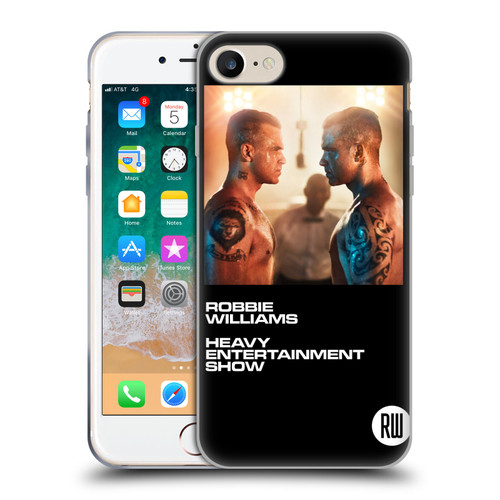 Robbie Williams Calendar The Heavy Entertainment Show Soft Gel Case for Apple iPhone 7 / 8 / SE 2020 & 2022