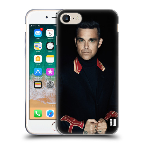 Robbie Williams Calendar Portrait Soft Gel Case for Apple iPhone 7 / 8 / SE 2020 & 2022