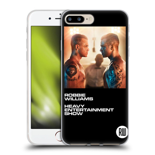 Robbie Williams Calendar The Heavy Entertainment Show Soft Gel Case for Apple iPhone 7 Plus / iPhone 8 Plus