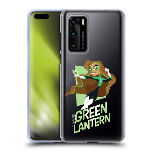 DC Super Hero Girls Characters Green Lantern Soft Gel Case for Huawei P40 5G
