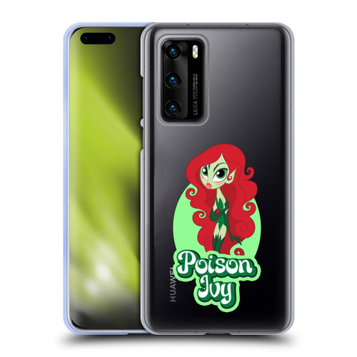 DC Super Hero Girls Characters Poison Ivy Soft Gel Case for Huawei P40 5G