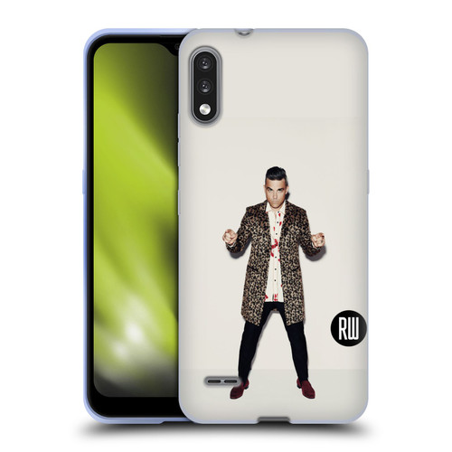 Robbie Williams Calendar Animal Print Coat Soft Gel Case for LG K22